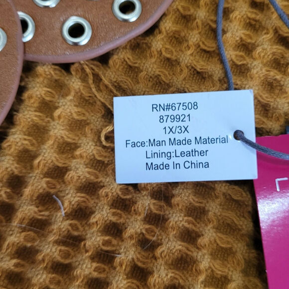 Vince Camuto Concho Coniac Western Boho Y2k Plus Size 1x / 3x Grommet Belt NWT - Picture 4 of 6